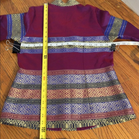 💘 GorgeousSilkSkirt@Jacket- pattern is woven into - Picture 8 of 8